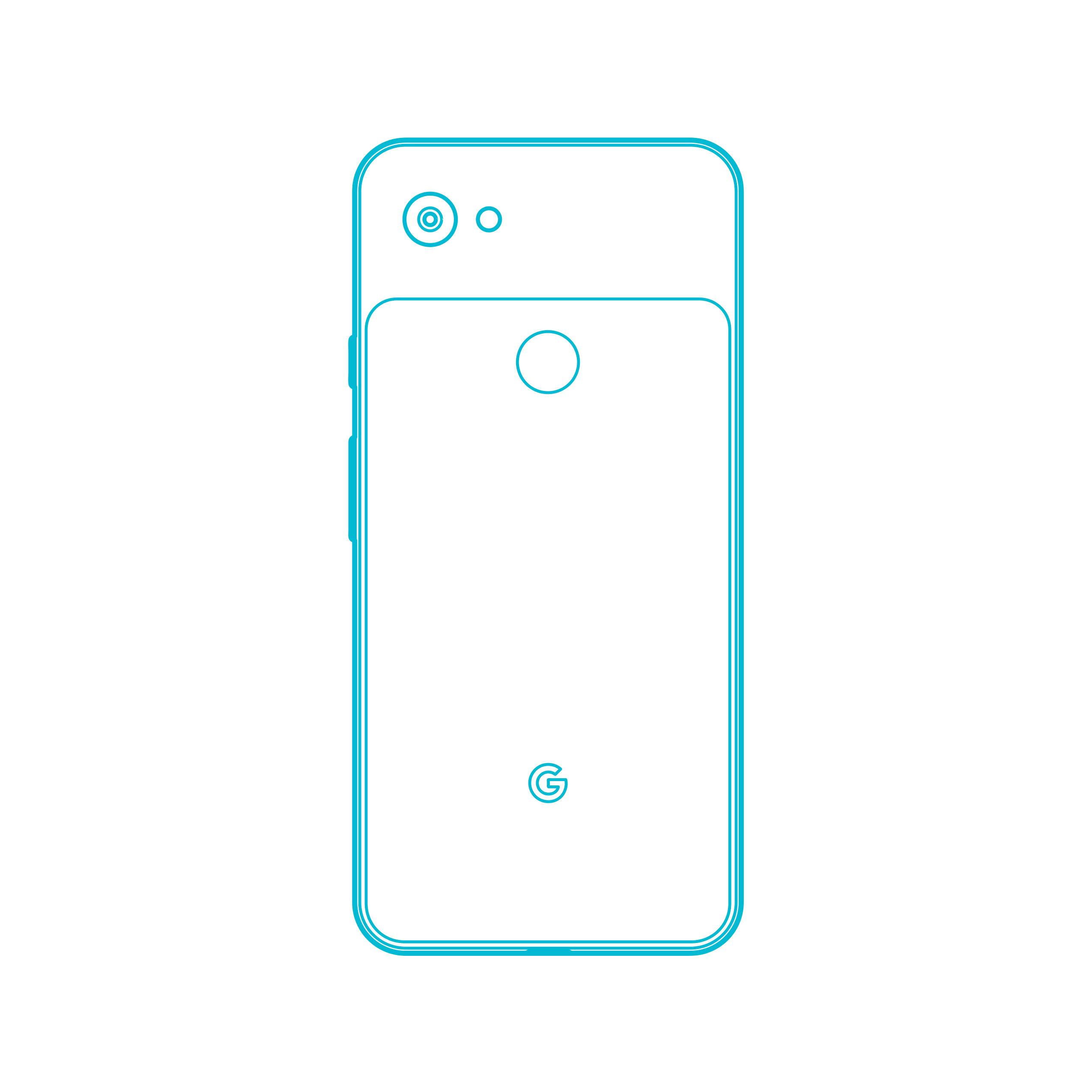 Digital Google Products Google Pixel 3A Xl Realistic Outline Svg Vector Free Vectors